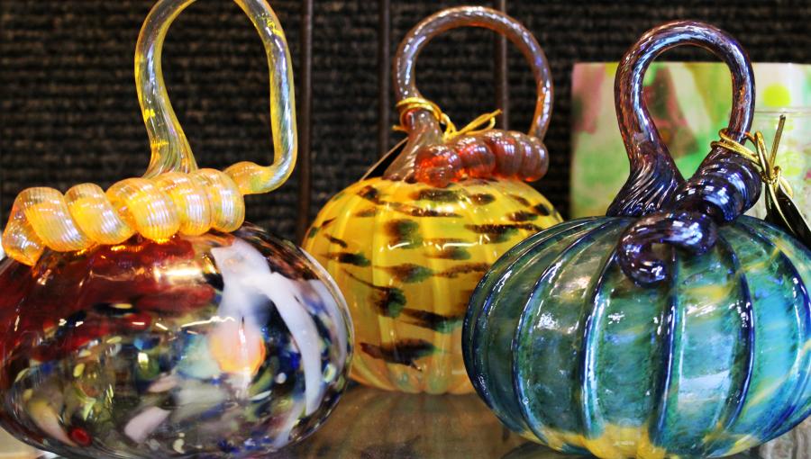 HMB Art Glass Pumpkins