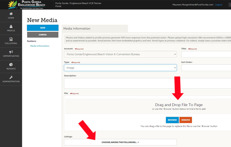 Adding Media to Your Account - Image 3