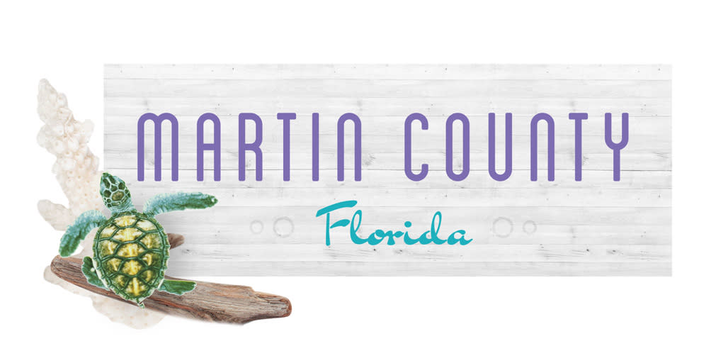 Martin County logo - sea turtle