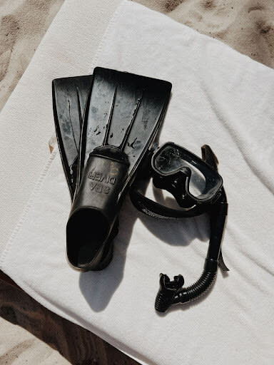 Snorkel Gear on Catalina Island