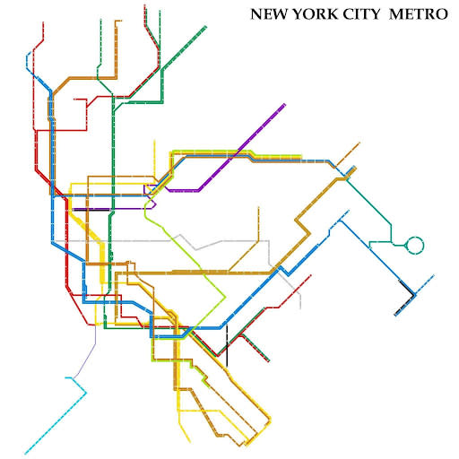 New York City Metro Map