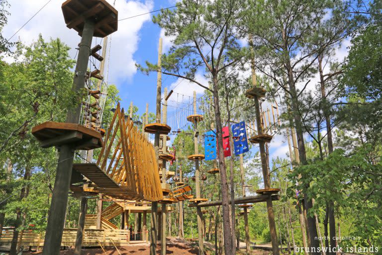 Playground at the Swamp Park in Shallotte, NC