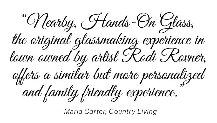 Maria Carter - Country Living Quote