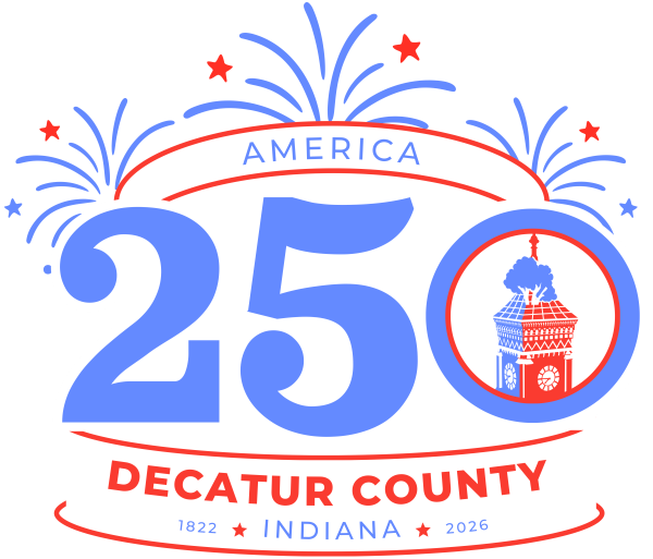 America 250 Decatur County Logo
