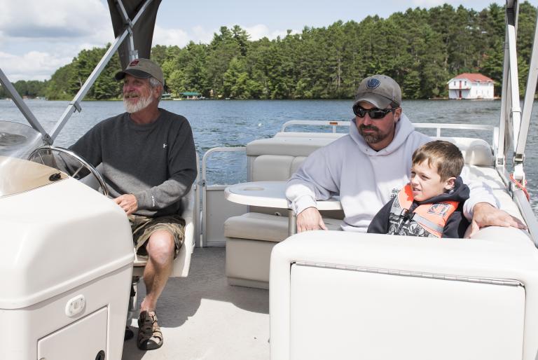 pontoon boat