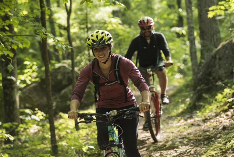biking