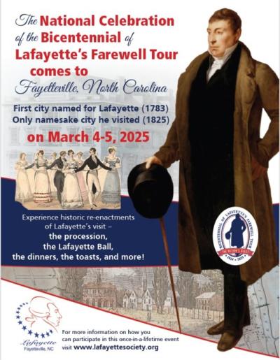 Lafayettebicentennial tour