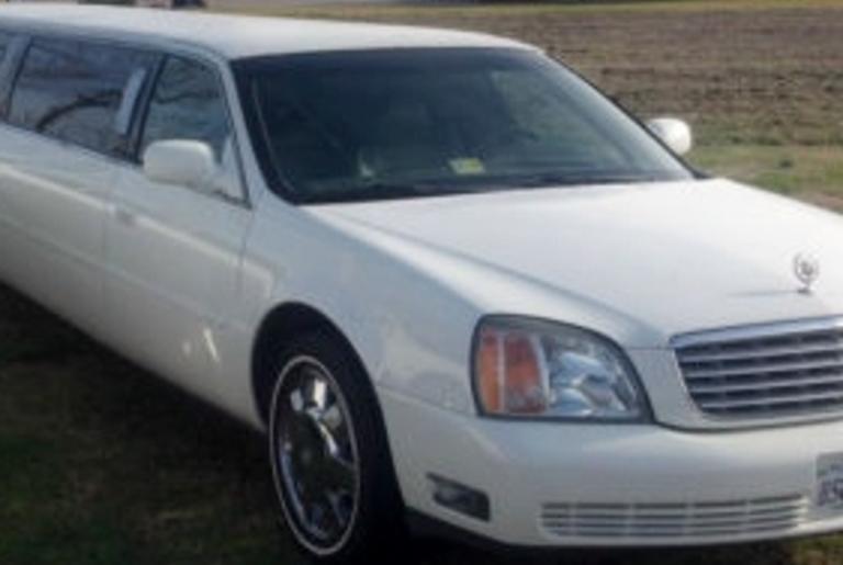 White Cadillac Limo