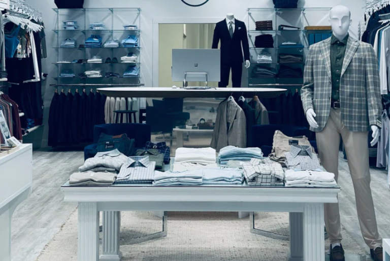 Interior of Clothing Store