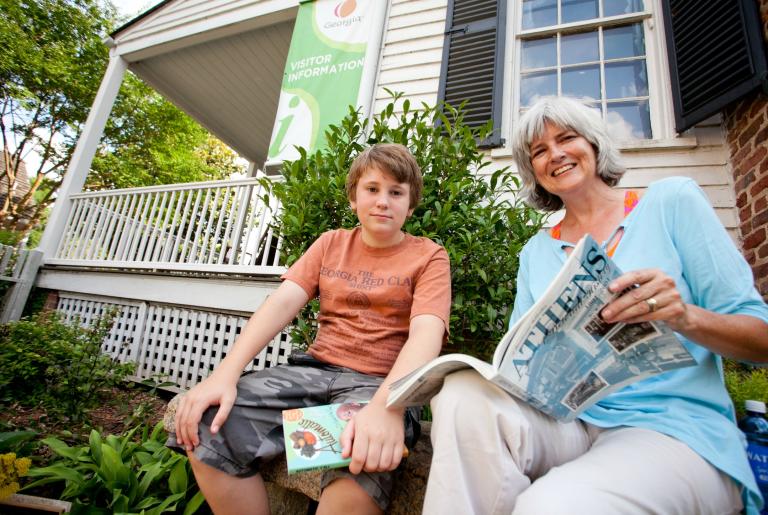 Athens Welcome Center Visitors