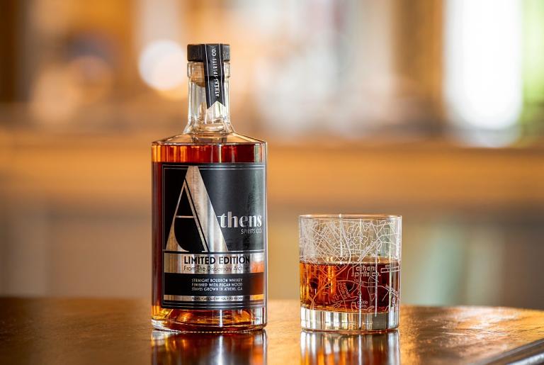 Athens spirits bottle