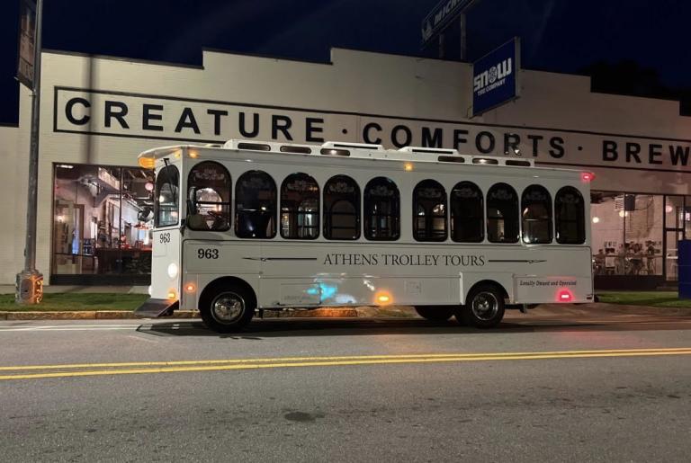 Athens Trolley Tours Beer Trail Hop on at Creature Comforts