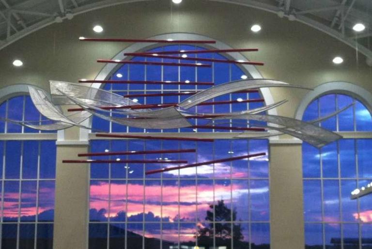 Sunrise over The Classic Center Atrium