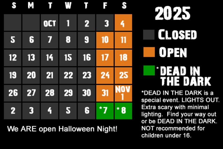 Zombie Farms 2025 Calendar