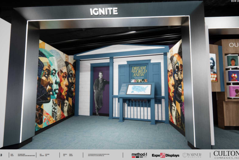 Center for Racial Justice and Black Futures Ignite Display Rendering