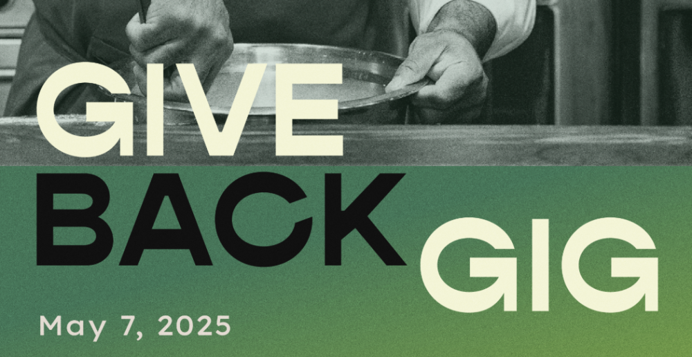 Logo for Give Back Gig, May 7, 2025.