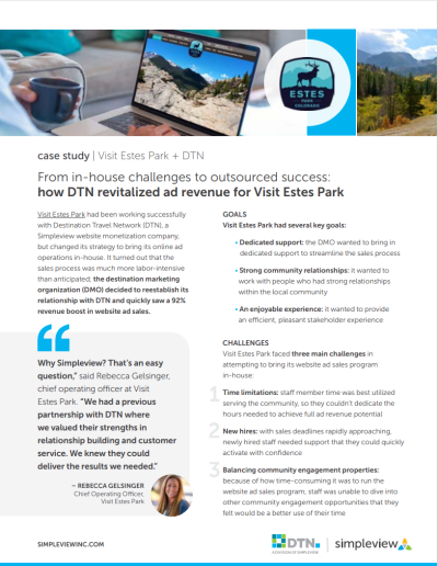 Visit Estes Park DTN Case Study