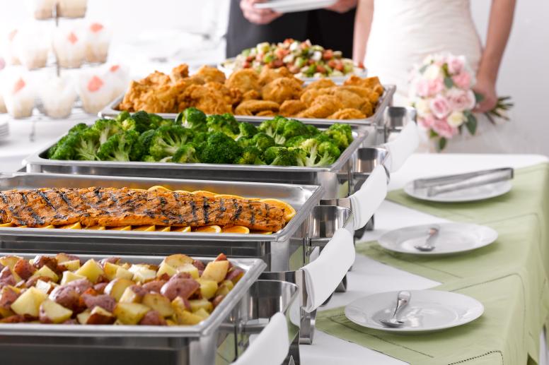 MCL_BridalCatering_CitrusSalmonBuffet_BrideGroom_1