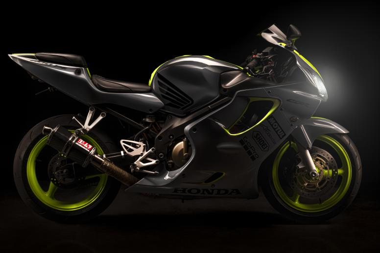 Motorcycle captured through Light Painting by Bellomo Studios