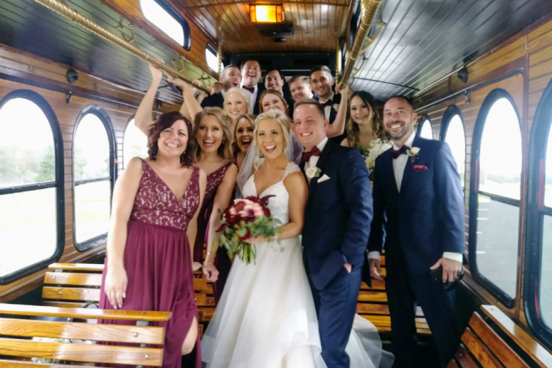 Premier Trolley Company Bridal Party