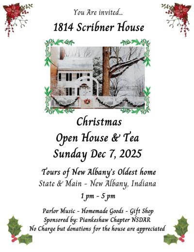 Scribner house tea flyer