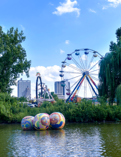 Three Rivers Festival Skyline from River