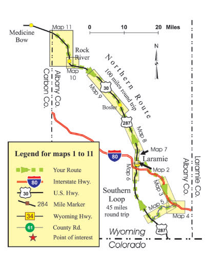 Lincoln highway map overview