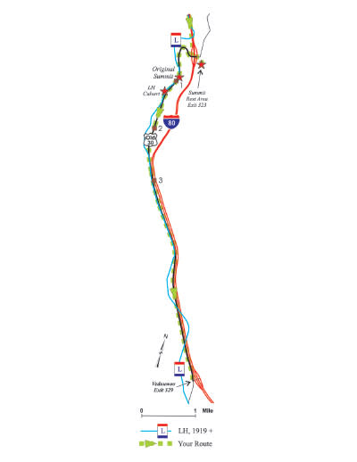 Linclon Highway Map-3-US-30-Summit