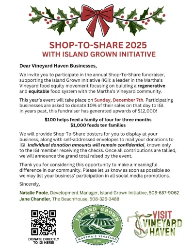 Shop-to-Share flyer