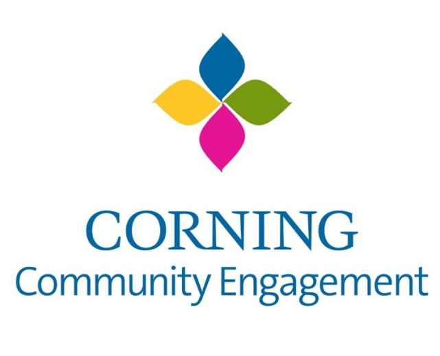 Corning Community Engagement Logo
