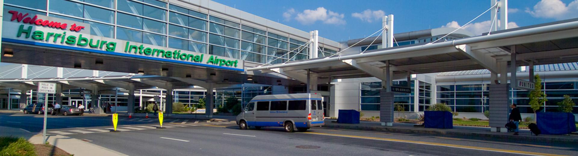 Exterior - Driveway and Pedestrian Bridge Harrisburg International Airport