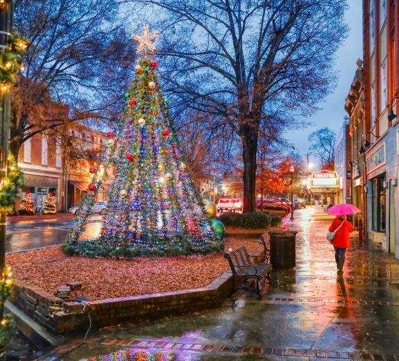 Downtown Christmas Tree