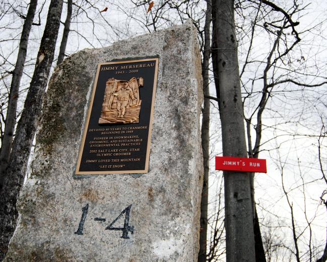 Jimmy's Run Memorial at Cannon Mountain