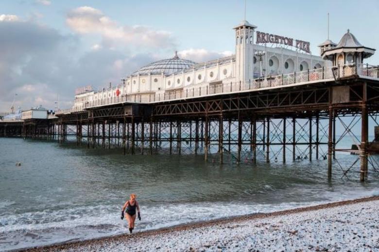 Swimmer Brighton Pier SVE Blog