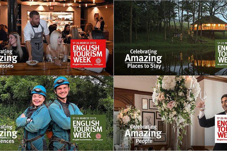 English Tourism Week 2023 collage