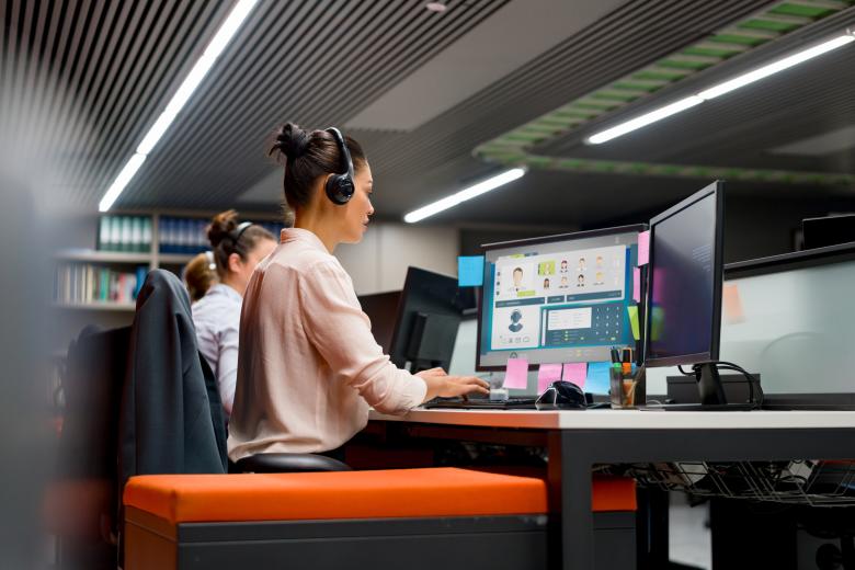 Getty Image CRM Woman at Desk
