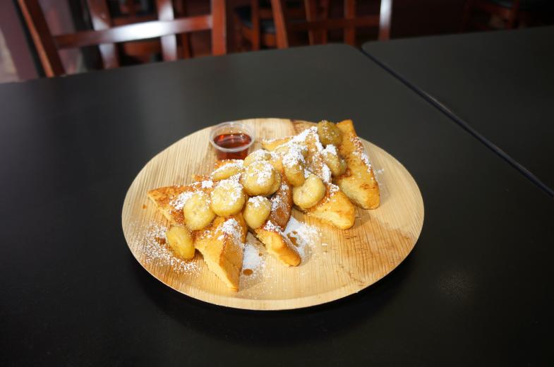 Kahlua French Toast with Caramelized Bananas