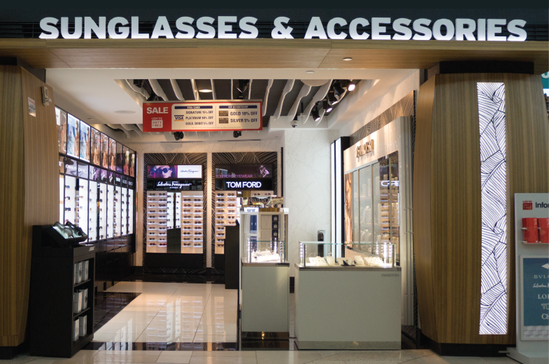 Lotte Duty Free Guam Airport Sunglasses & Accessories Pad
