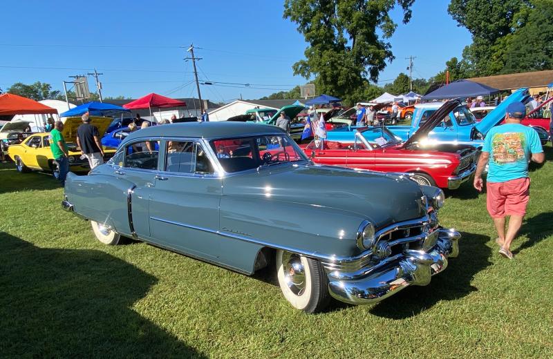 An antique car at the Smithville Classic Car Show