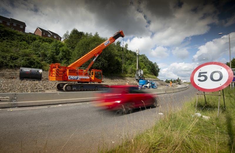 Work is Progressing on the Etruria Valley Link Road
