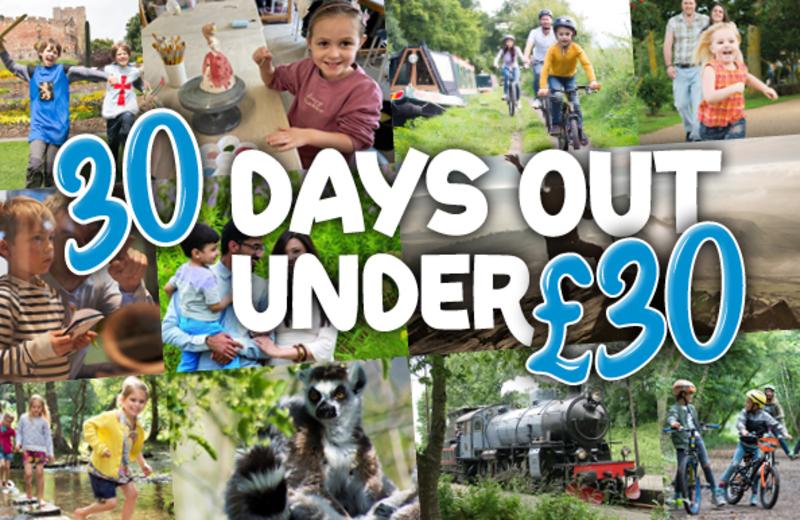 Enjoy 30 days out in Staffordshire for under Â£30 each