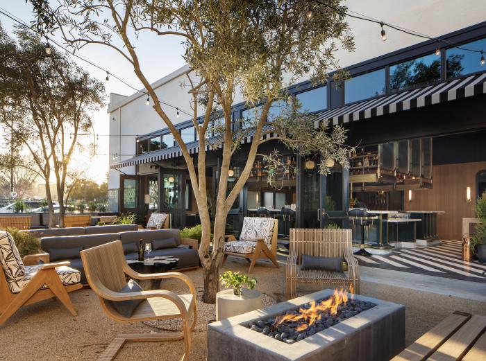 Twelvemonth outdoor patio