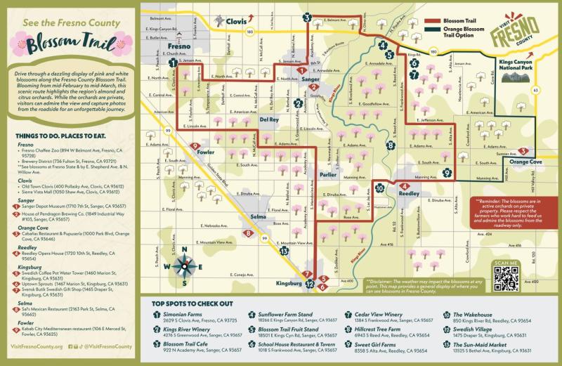 Blossom Trail 2025 Map