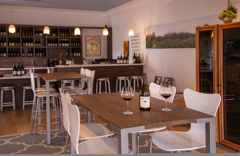 Interior of Windy Oaks Estate tasting room