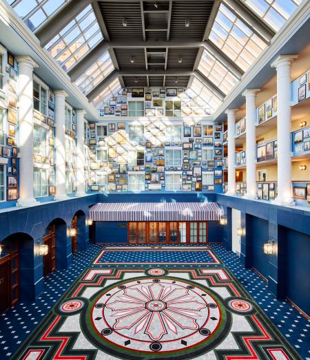 The Atrium of The Graduate Hotel.