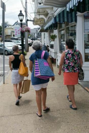 Ladies walking