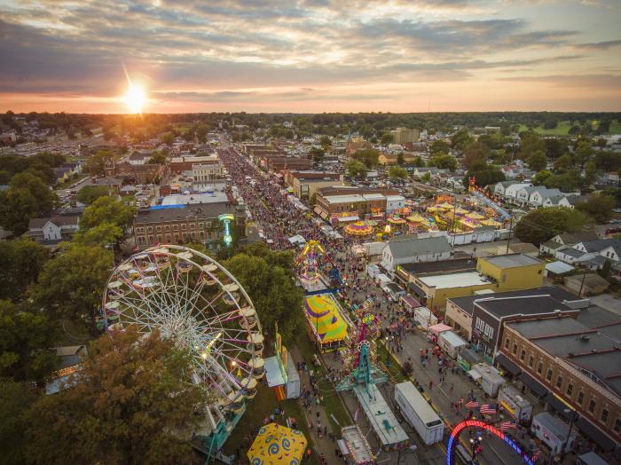 Franklin Street, Fall Festival, Evansville