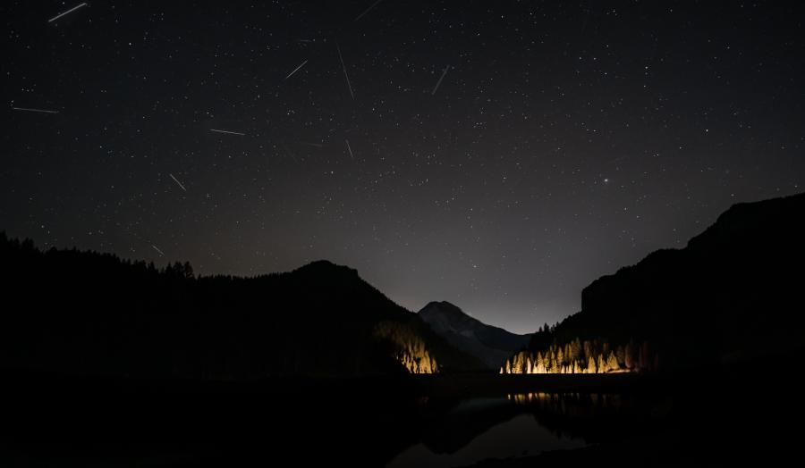American Fork Canyon Starry Night