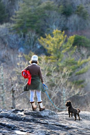 Hiker with Dog