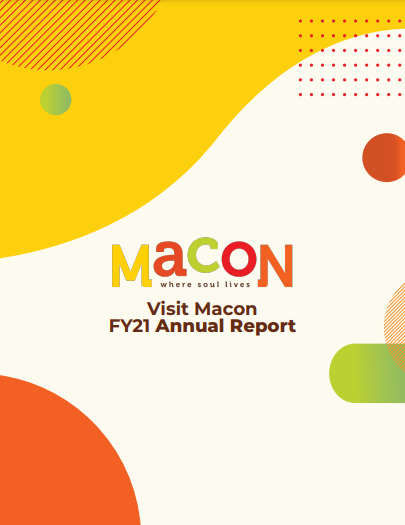 Visit Macon FY21 Annual Report Cover Page